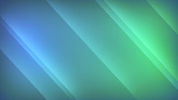 Azurblauer Hintergrund mit sich bewegenden diagonalen Linien — Stockvideo