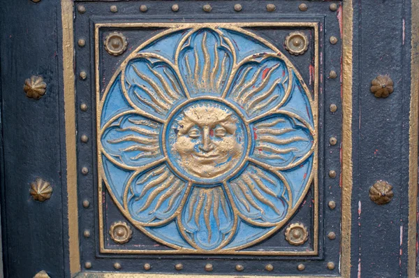 Vintage sign of the sun — Stock Photo, Image
