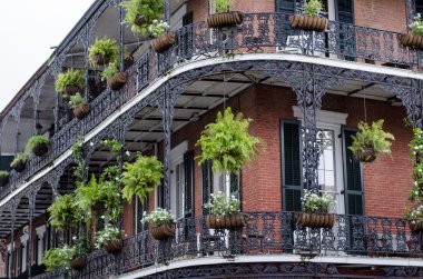 Balkonlu, new orleans ev