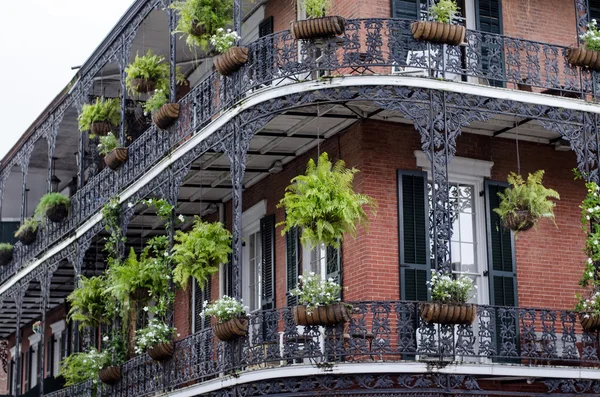 House with balcony, New Orleans — Stock Photo, Image