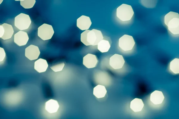 Lumières de Noël bokeh — Photo