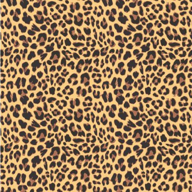 Leopar desensiz desen tasarımı, vektör illüstrasyon arka planı