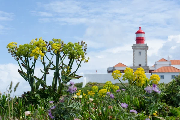 Latarnia morska w cabo da roca — Zdjęcie stockowe