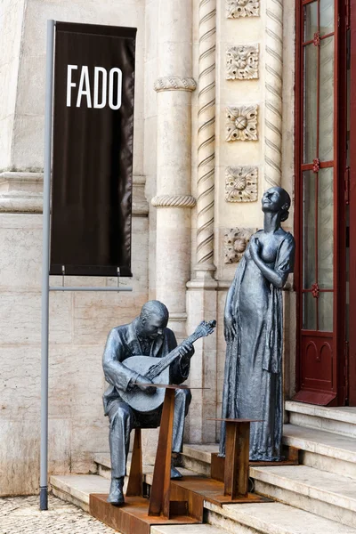 포르투갈 fado 기념물 — 스톡 사진