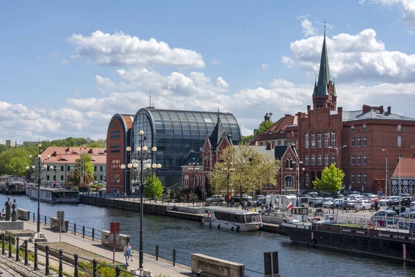 Bydgoszcz Poland May 2022 Old Town Brda River Bydgoszcz Poland — Foto Stock