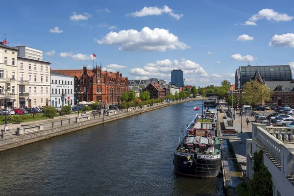 Bydgoszcz Poland May 2022 Old Town Brda River Bydgoszcz Poland — Stock Photo, Image