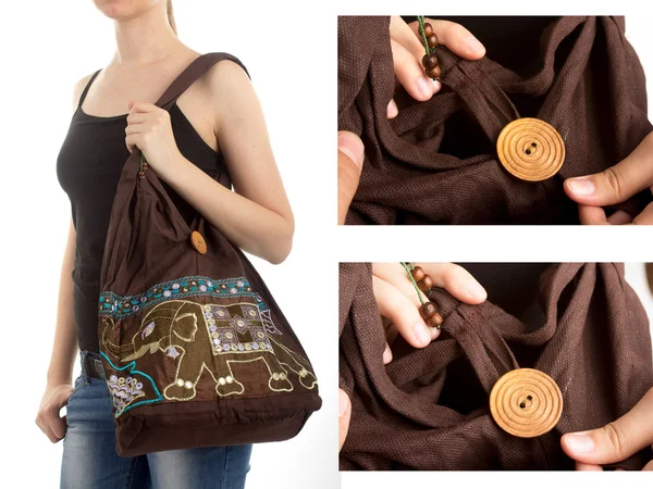 Stylish Indian Handbag — Stock Photo, Image