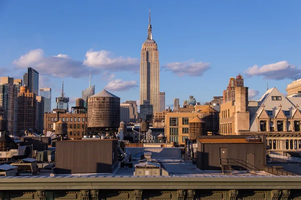 Skyline di Manhattan Fotografia Stock