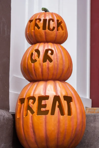 Trick or Treat Pumpkins — Stock Photo, Image