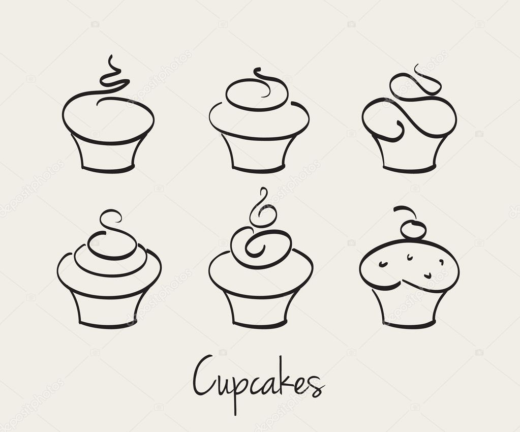 Vector cupcakes EPS10