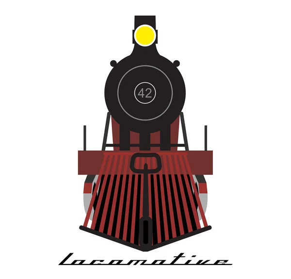 Icona locomotiva treno — Vettoriale Stock