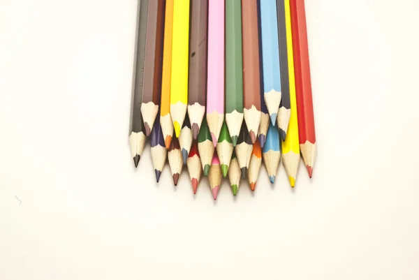 Crayons de couleur, crayons de couleur — Photo