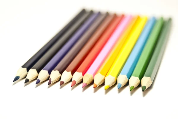 Pastelky, barevné tužky — Stock fotografie