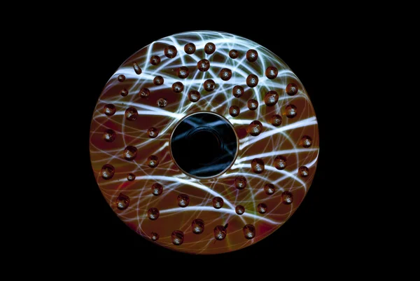 Gotas húmedas de cd —  Fotos de Stock
