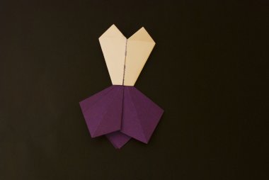 origami elbise