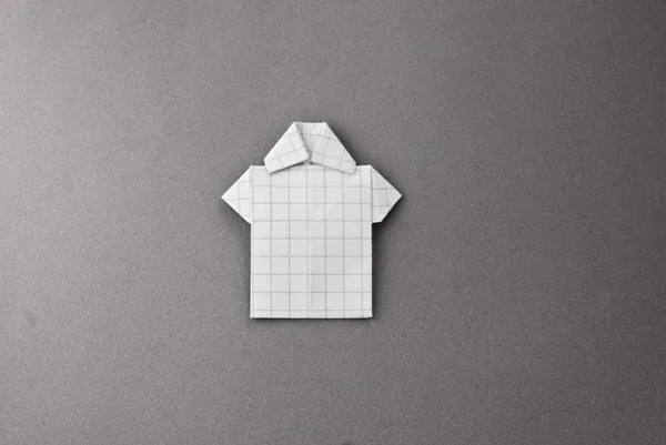 Origami shirt — Stockfoto