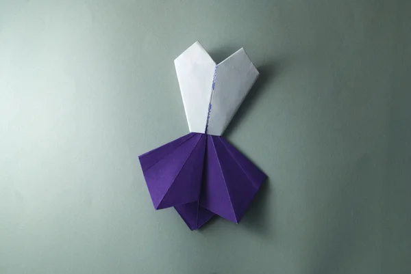 Vestido de origami — Fotografia de Stock