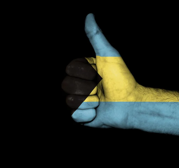 Bahamas Fist Flag — Stock Photo, Image