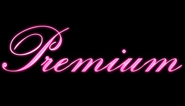 Premium pink neon clipart