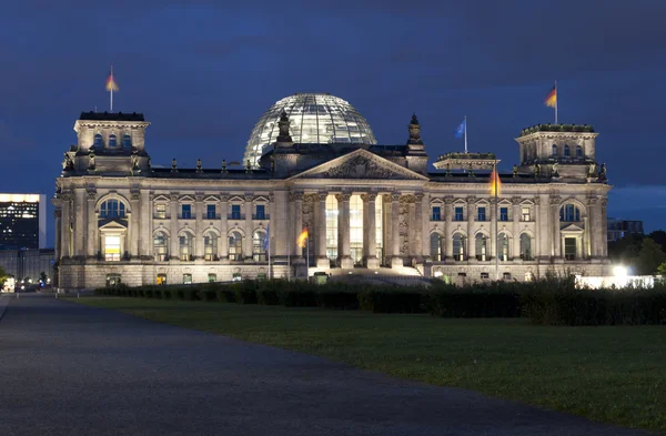 Bau des bundestages in berlin — Stockfoto