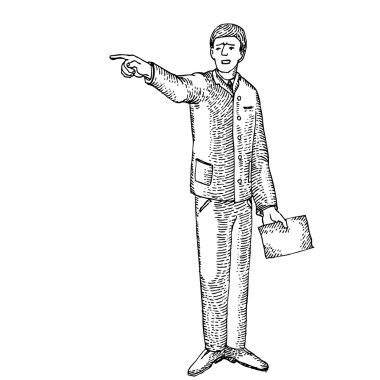 kızgın adam bir kağıt