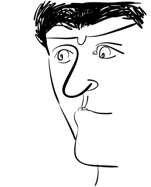 adam karakter Kroki