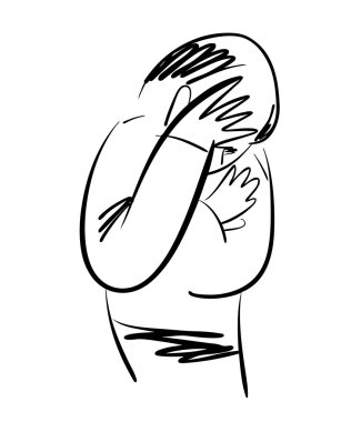 çizilmiş adam karakter ink