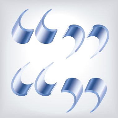 metal tırnak işaretleri