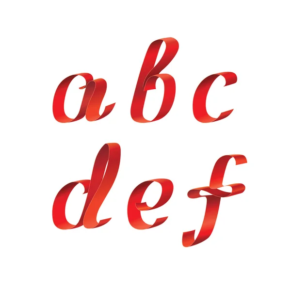Alfabeto de cinta — Archivo Imágenes Vectoriales