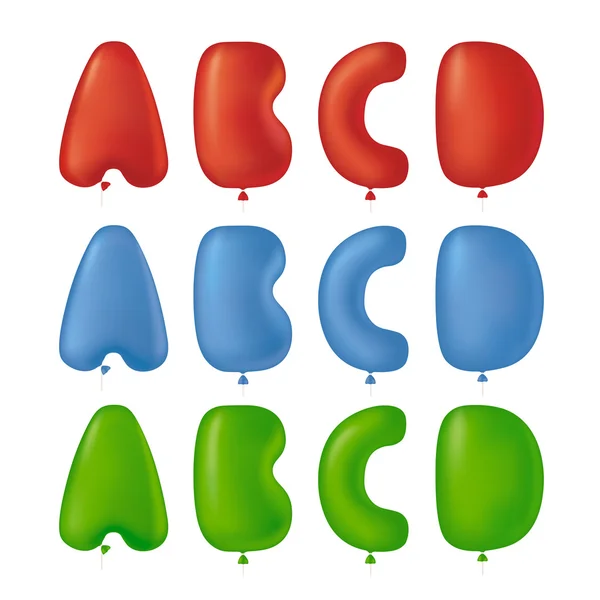 Balon font abcd