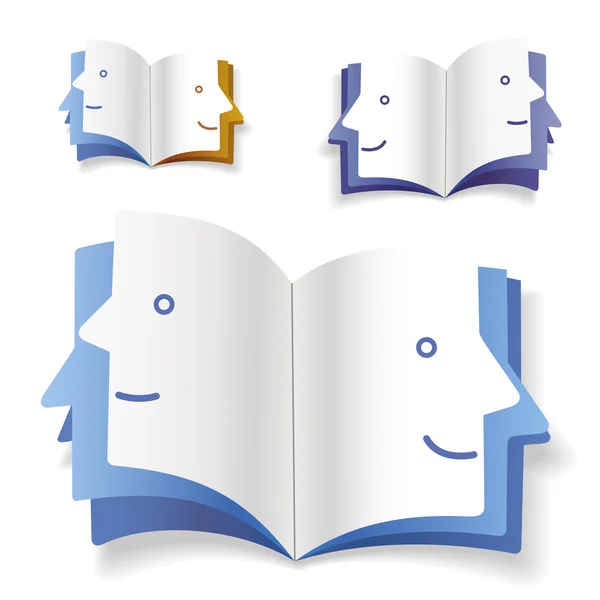 bir insan yüzü olarak kitap