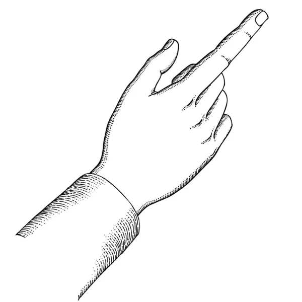 Handzeichen — Stockvektor