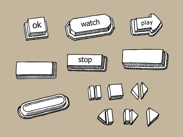 Web sitesi düğme kümesi