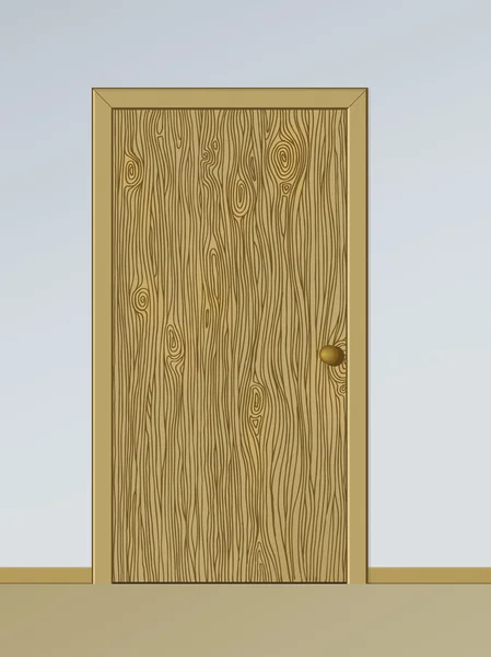 ahşap kapı kapandı