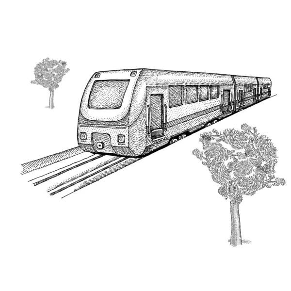 Tren. — Archivo Imágenes Vectoriales