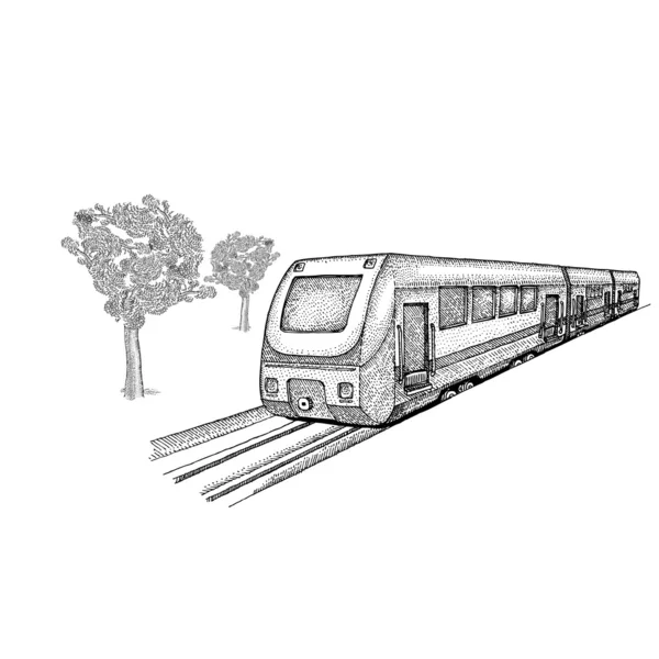 Tåg — Stock vektor