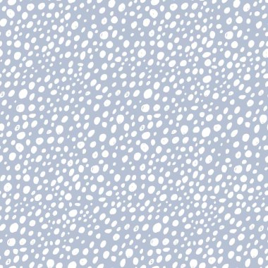 Vektör desensiz, elle çizilmiş kar taneleri. Tek renkli karalamalar kar yağışı. Modern grafik tasarımı. Kusursuz bir arka plan. Etiket, baskı, ambalaj, kumaş için harika.