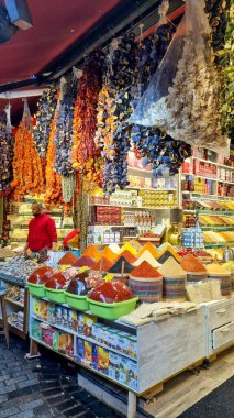 Kapalı Çarşı mağazaları istanbul'da. Türkiye.