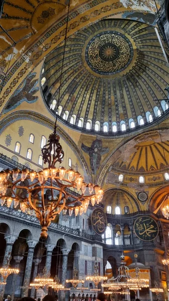 Hagia Sophia Hagia Sofia, Ayasofya interior в Стамбулі Ліцензійні Стокові Зображення