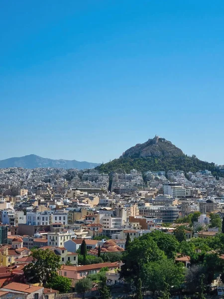 Панорама Мальовничого Села Греція — стокове фото
