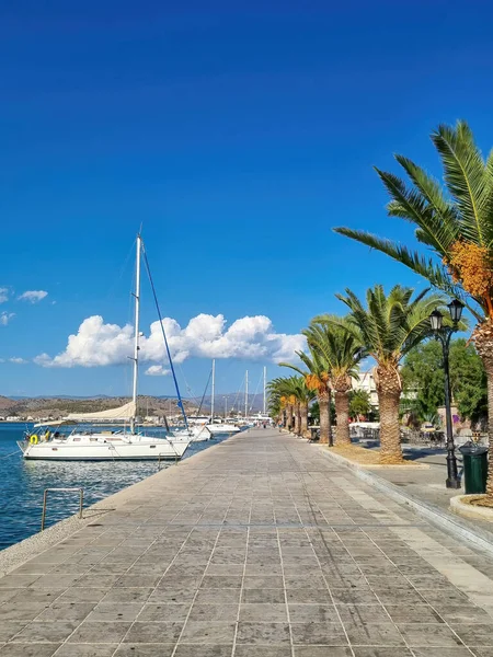 Landschaftsgestaltung Meer Von Griechenland Blick Auf Das Mittelmeer Griechenland — Stockfoto