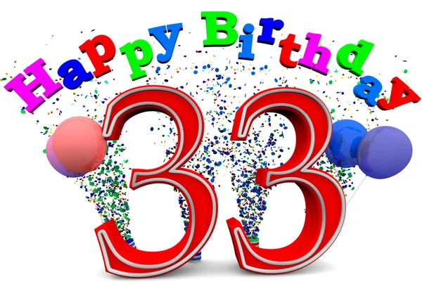 Boldog 30-án születésnapot — Stock Fotó