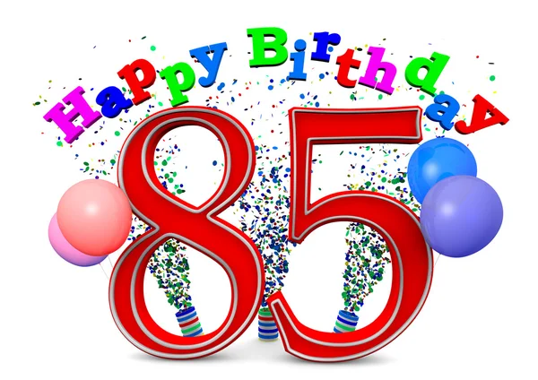 Felice 85esimo compleanno — Foto Stock