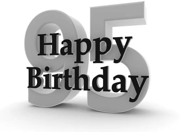 Gelukkige verjaardag voor 95e verjaardag — Stockfoto