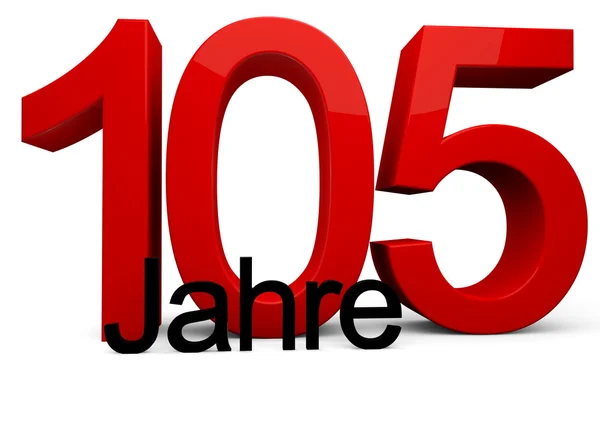 105 Jahre — Stock Photo, Image