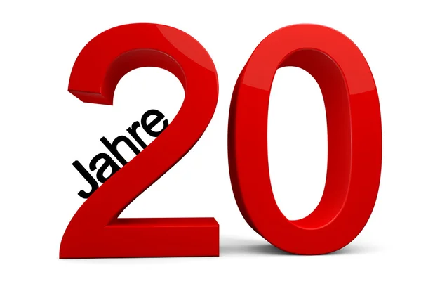 20 Jachr — Zdjęcie stockowe