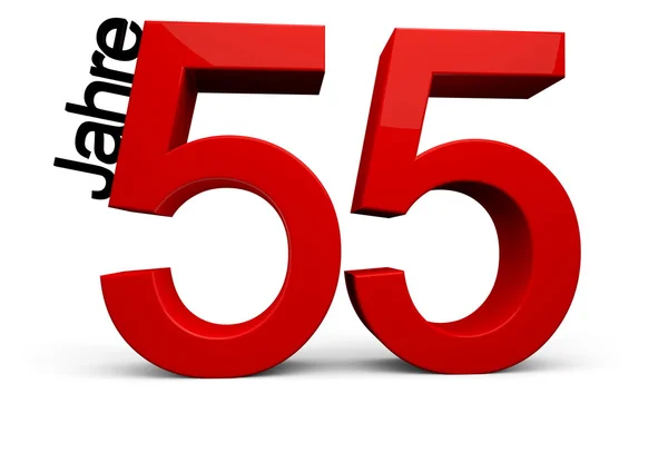 55 Jahre — Stock Photo, Image