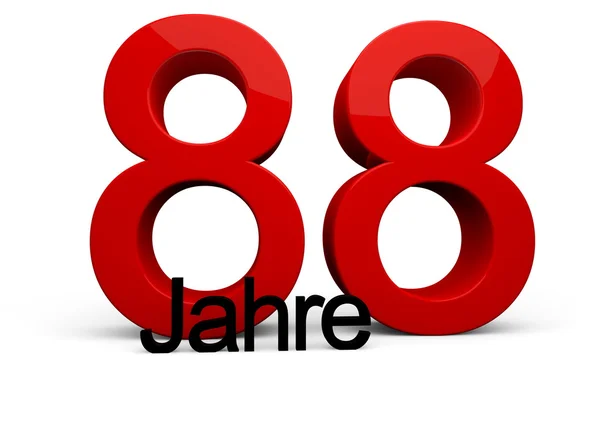 88 Jahre — Stock Photo, Image