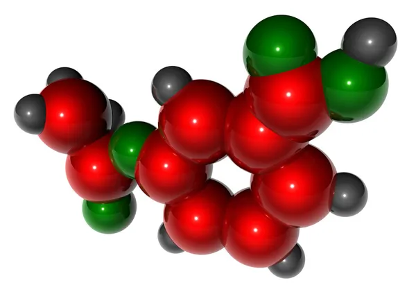 Acetylsalicylsyra molekularen — Stockfoto