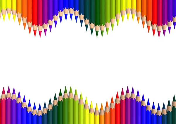 Duplo crayonwave — Fotografia de Stock